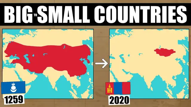 'Video thumbnail for Big Countries That Became Smaller'