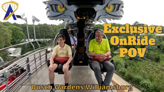 'Video thumbnail for EXCLUSIVE ON-RIDE POV: Creative Director Tells the Story of The Big Bad Wolf Roller Coaster'
