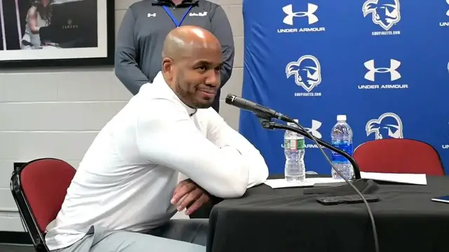 'Video thumbnail for stream punk sports: shaheen holloway post-game analysis: seton hall defeats butler (2/24/24)'