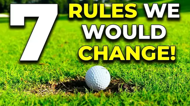 'Video thumbnail for Rules Golfers Might Want Updated'