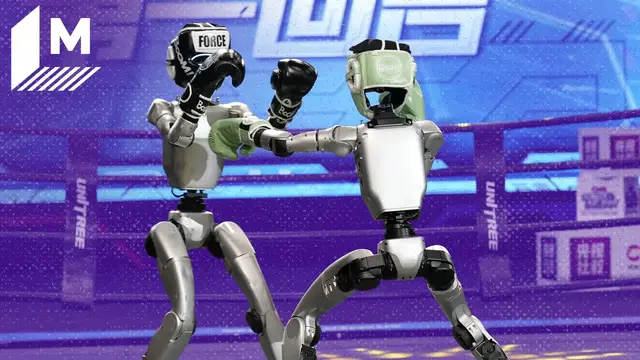 'Video thumbnail for Humanoid Robot Boxing: Unitree G1 Battle Royale'