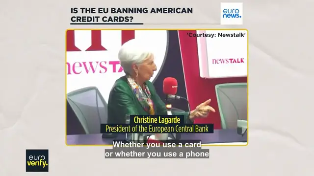'Video thumbnail for Is the EU banning American credit cards?'
