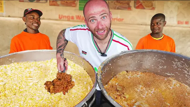 'Video thumbnail for Biryani Factory in Mombasa! BIRYANI BATTLE India or Africa?'