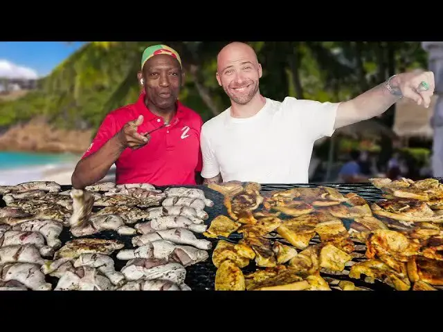 'Video thumbnail for The Ultimate Grenada Street Food Tour! Best Jerk Chicken in the Caribbean?'