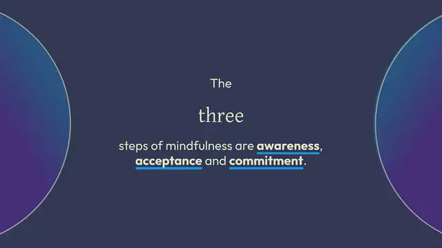 'Video thumbnail for What are the 3 steps of mindfulness?'