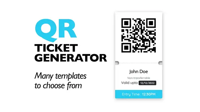 'Video thumbnail for QR ticket generator'