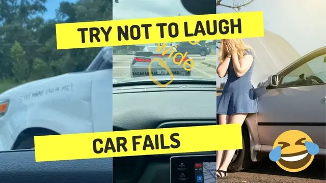 'Video thumbnail for Try not to laugh - car fails'
