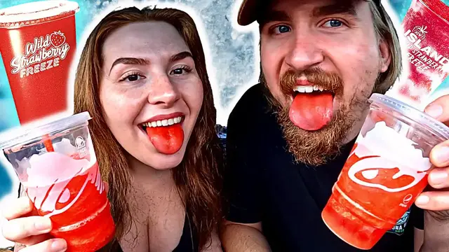 'Video thumbnail for Taco Bell Island Strawberry vs Wild Strawberry Freeze | What's Better?'