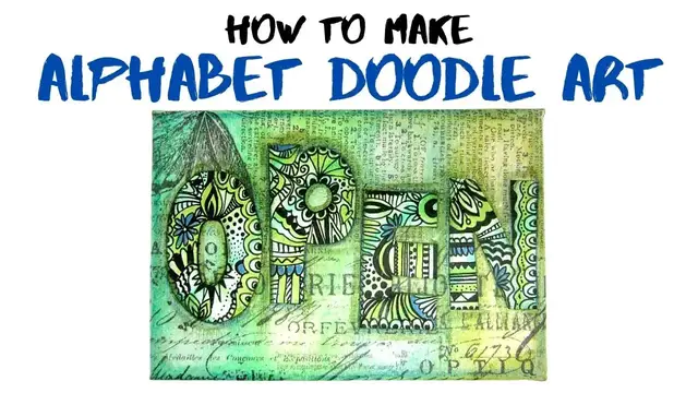 'Video thumbnail for How to Make Alphabet Doodle Art'