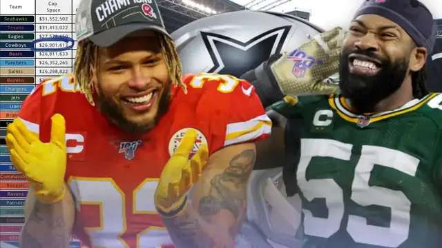 'Video thumbnail for Cowboys Have Enough (CAP) Space to Sign Za'Darius Smith , Tyrann Mathieu & Bobby Wagner'