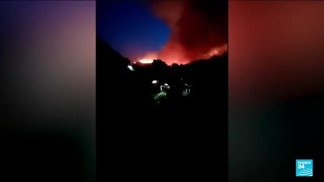 'Video thumbnail for Wildfires:  Firefighters mobilized to tackle blazes all over Europe'