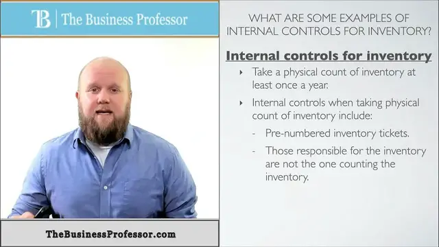 'Video thumbnail for Internal Controls for Inventory - Financial Accounting'