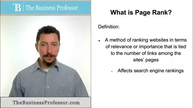 'Video thumbnail for Page Rank (Marketing)'