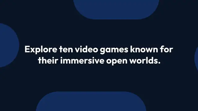 'Video thumbnail for Top Immersive Open World Games'