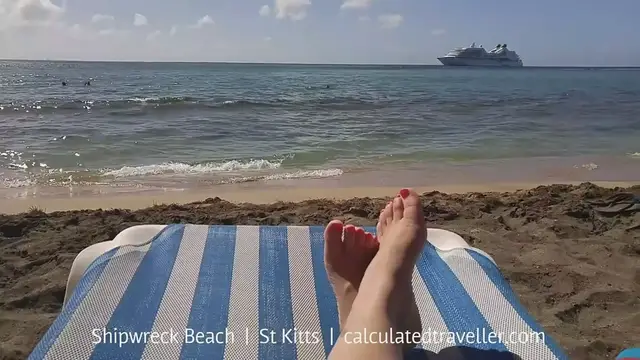 'Video thumbnail for A Day at Shipwreck Beach St Kitts'
