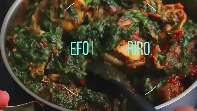 'Video thumbnail for Efo riro soup - how to cook efo riro (AUTHENTIC)'