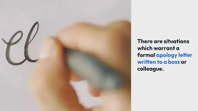 'Video thumbnail for Workplace Apology Letter Examples'
