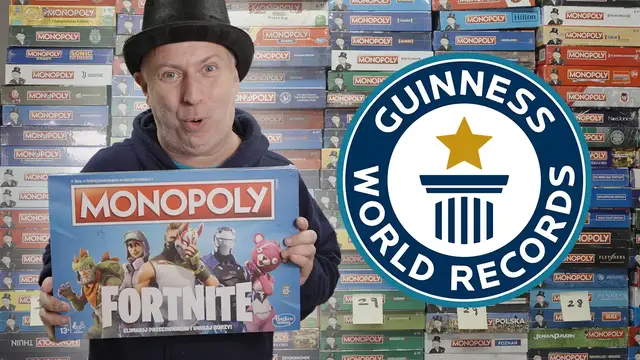 'Video thumbnail for Largest collection of Monopoly boards'