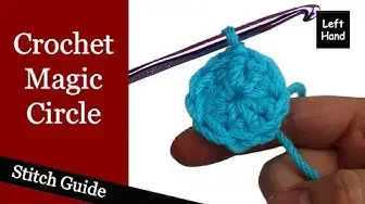 'Video thumbnail for Crochet Magic Circle - (Left Hand) Stitch Guide'