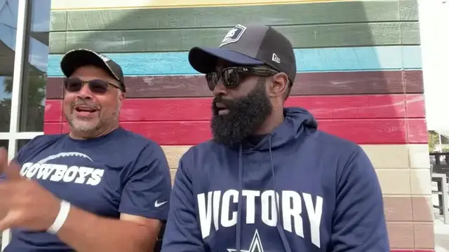 'Video thumbnail for #Cowboys Post Practice Day 8 Training Camp with @MarkHolmesJobuSportsReport'