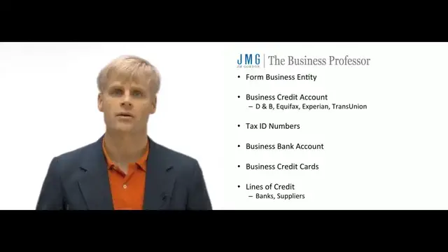 'Video thumbnail for Building Business Credit'