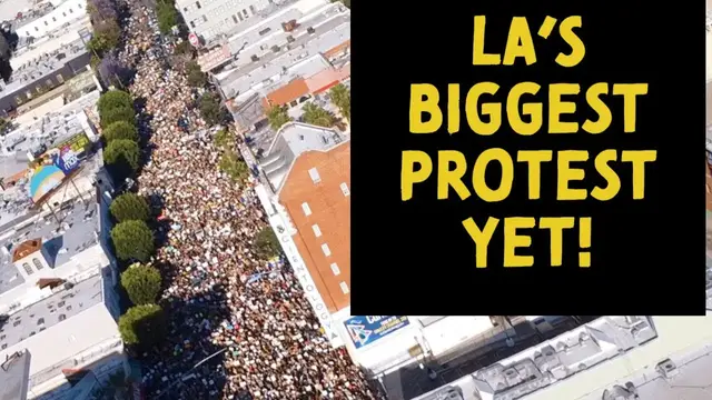 'Video thumbnail for LA's Biggest Protest Turns Joyous | A Celebration of Black Existence'