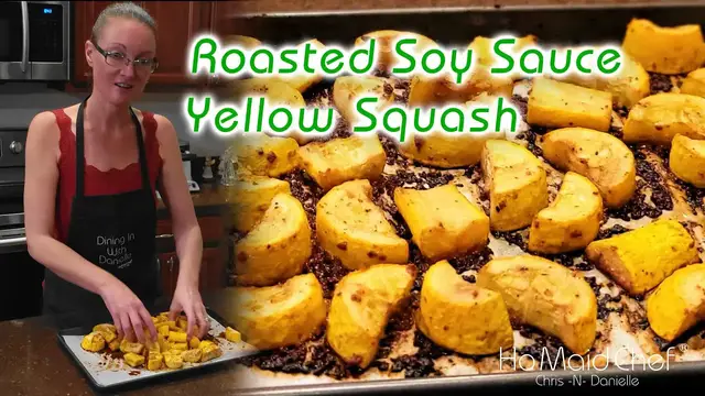 'Video thumbnail for Roasted Soy Sauce Yellow Squash | Dining In With Danielle'