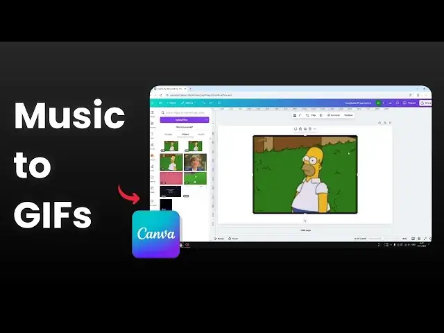 'Video thumbnail for How to Add Music to GIF in Canva'