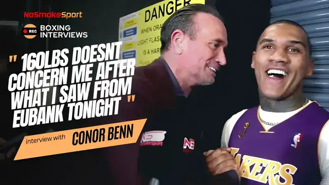 'Video thumbnail for EXCLUSIVE "Are We Making This Fight Or What?" Conor Benn To Kalle Sauerland After Eubank Jr Win'