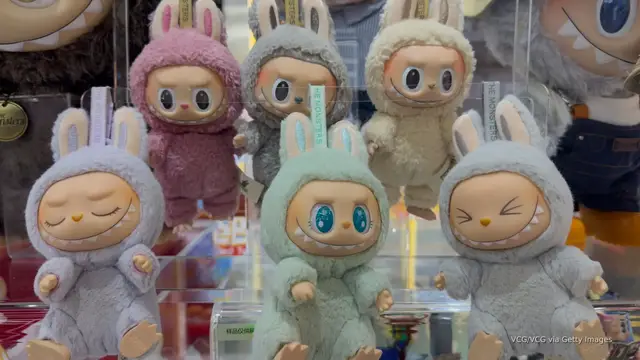 'Video thumbnail for Labubu dolls are the internet's new obsession and resellers are cashing in'