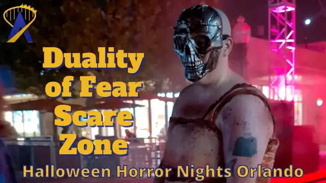 'Video thumbnail for Duality of Fear Scare Zone at Halloween Horror Nights Orlando 2024'
