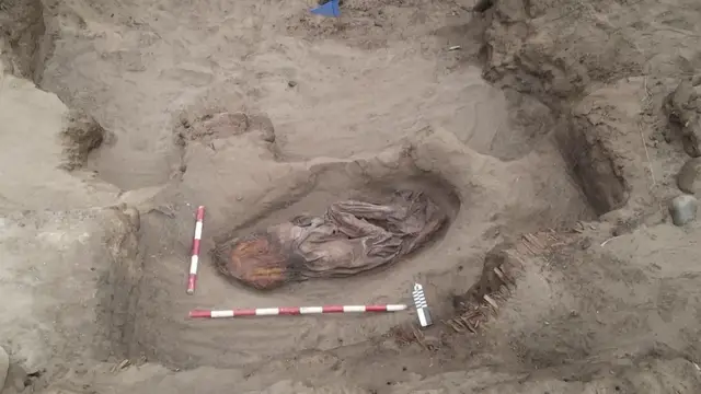 'Video thumbnail for Mummy found in Peru could be 5,000 years old'