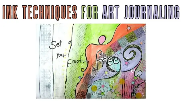 'Video thumbnail for Ink Techniques for Art Journaling'