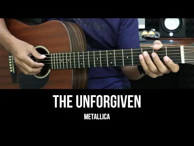 'Video thumbnail for The Unforgiven - Metallica | EASY Guitar Lessons - Chords - Guitar Tutorial'