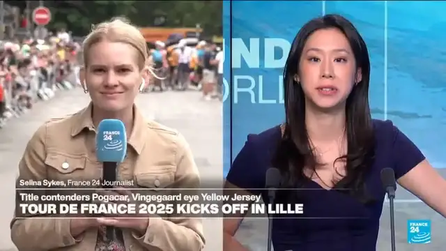 'Video thumbnail for Tour de France gets under way on home soil for first time in five years'