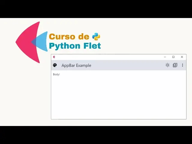 'Video thumbnail for Curso de Python Flet - Como Criar um AppBar ( navbar ) no Flet #10'