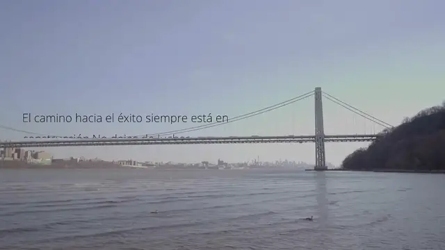 'Video thumbnail for El camino hacia el éxito siempre está en construcción. No dejes de luchar.'