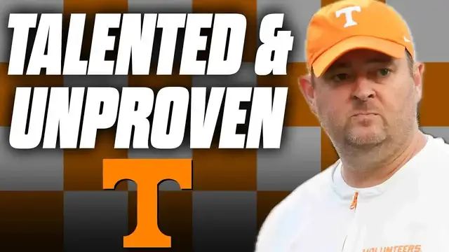 'Video thumbnail for A to Z Sports - Tennessee Volunteers: vols ranked #10 in espn's 2025 fpi preseason rankings'
