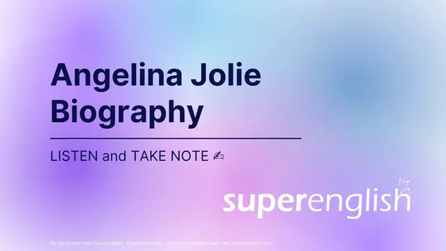 'Video thumbnail for Angelina Jolie'