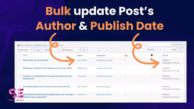 'Video thumbnail for Bulk Update Posts Date in WordPress'