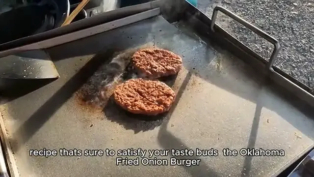 'Video thumbnail for Oklahoma Fried Onion Burger Recipe'