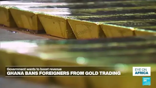 'Video thumbnail for Ghana bans foreigners from its gold trading market'