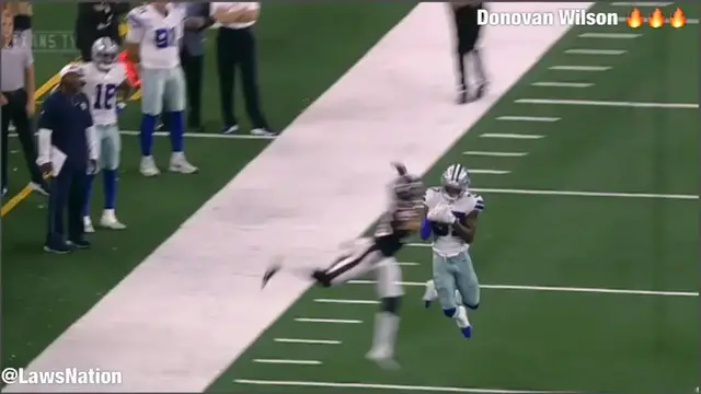 'Video thumbnail for law nation sports: cowboys' donovan wilson toe-drag interception'