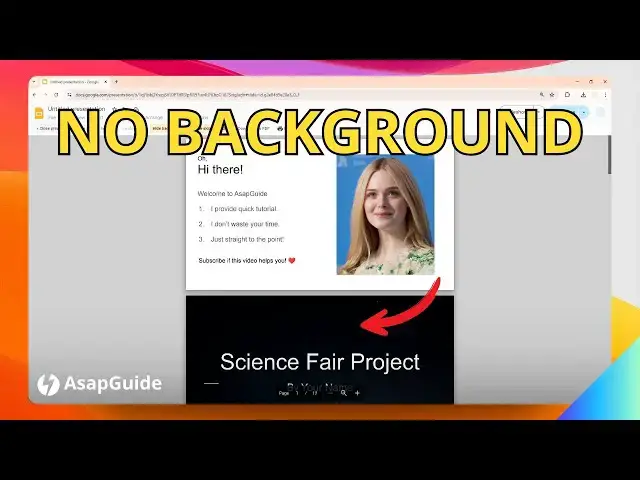 'Video thumbnail for How to Hide the Background When Printing in Google Slides'