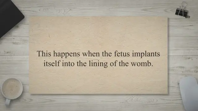 'Video thumbnail for When does implantation bleeding occur? What affects implantation timing'