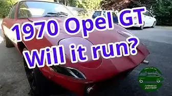 'Video thumbnail for Will it run? Opel GT start up and walk around'