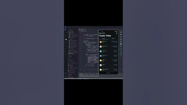 'Video thumbnail for can you design thia crypto trade with flutter #shorts #coding #flutter'