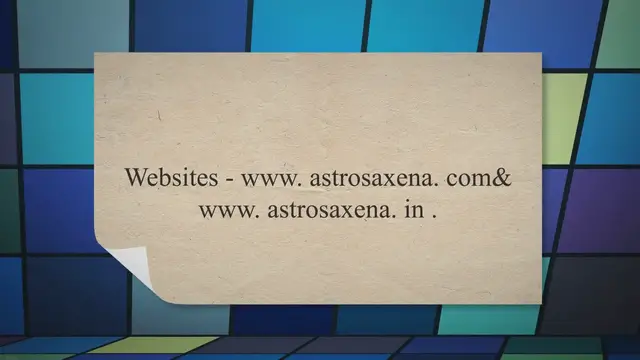 'Video thumbnail for Astrosaxena'