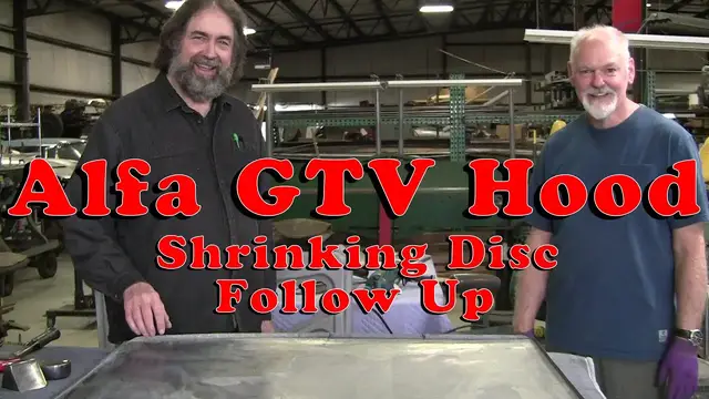'Video thumbnail for Alfa GTV Hood Shrinking Disc Follow Up'