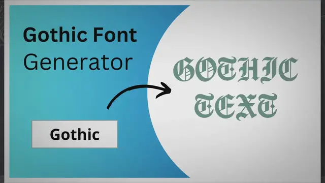 'Video thumbnail for Gothic Font Generator: Free Text Gothic Maker'